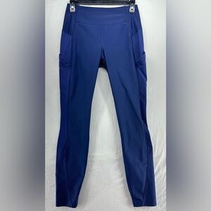 Lululemon Fast & Free High-Rise Tight 27" Blue Pockets Size 6